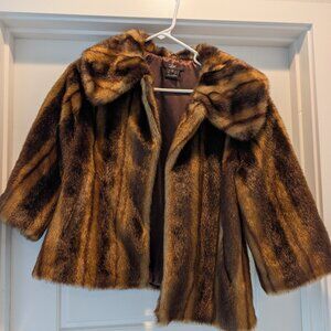 Faux Fur Cropped Jacket